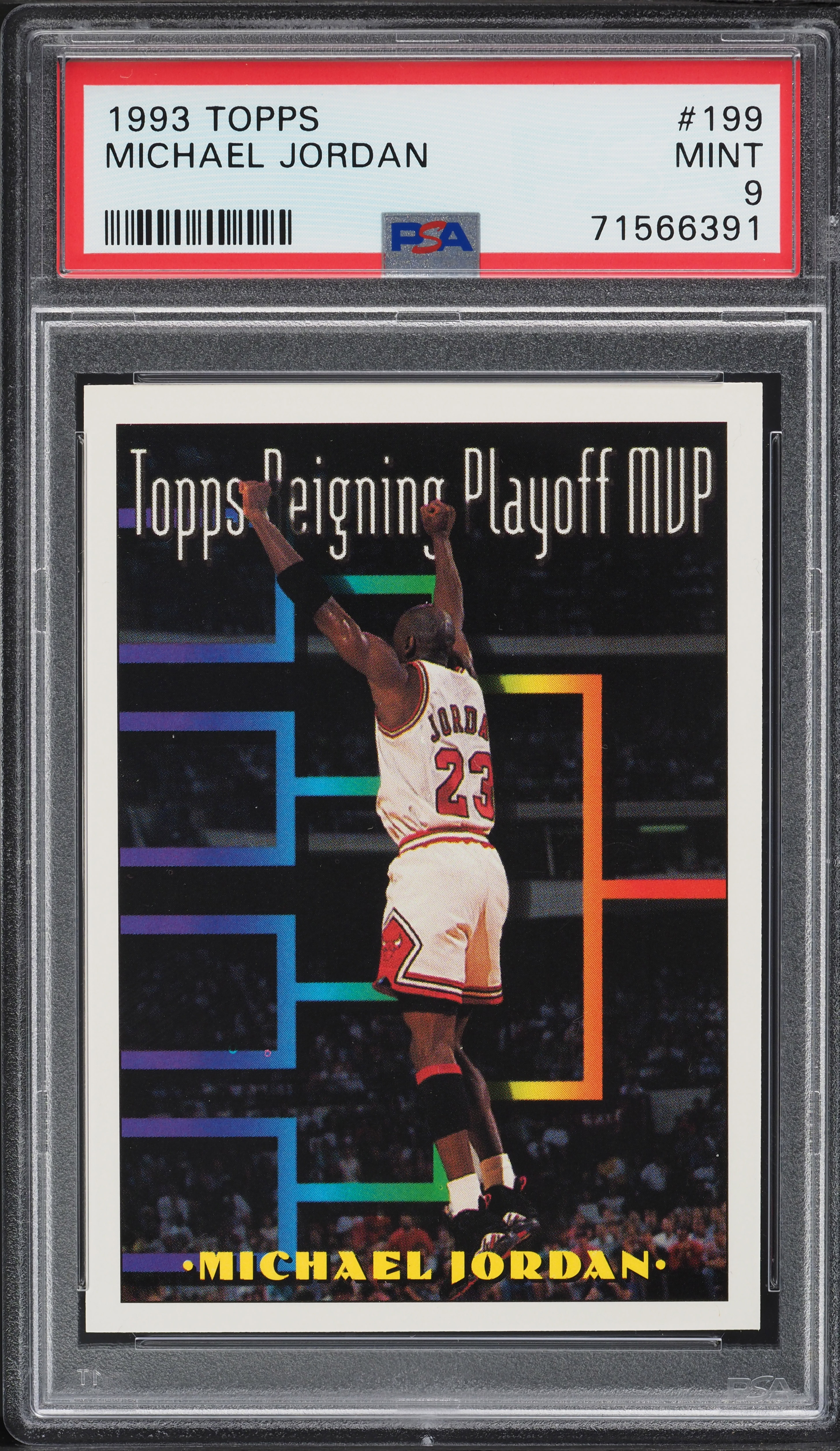 1993 Topps Basketball Michael Jordan #199 PSA 9 MINT on Fanatics