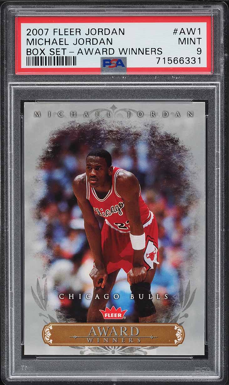 2007 Fleer Jordan Box Set Award Winners Michael Jordan #AW1 PSA 9