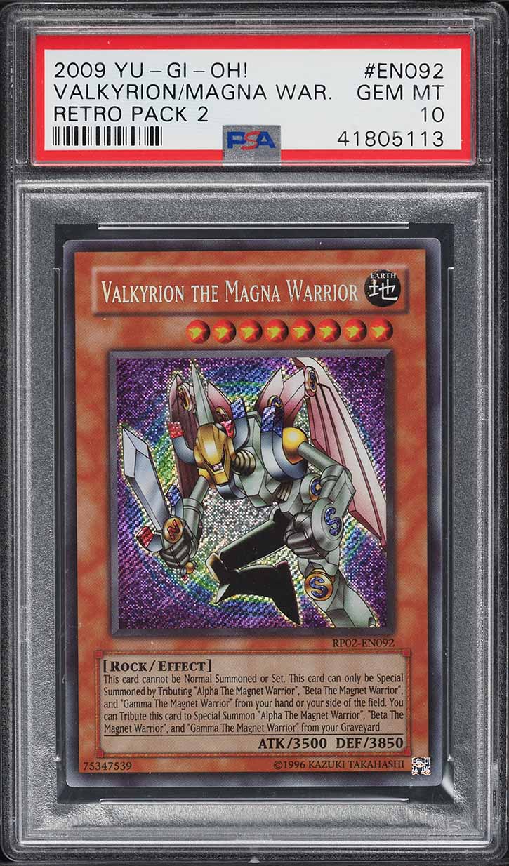 2009 Yu-Gi-Oh! Retro Pack 2 Valkyrion The Magna Warrior #RP02