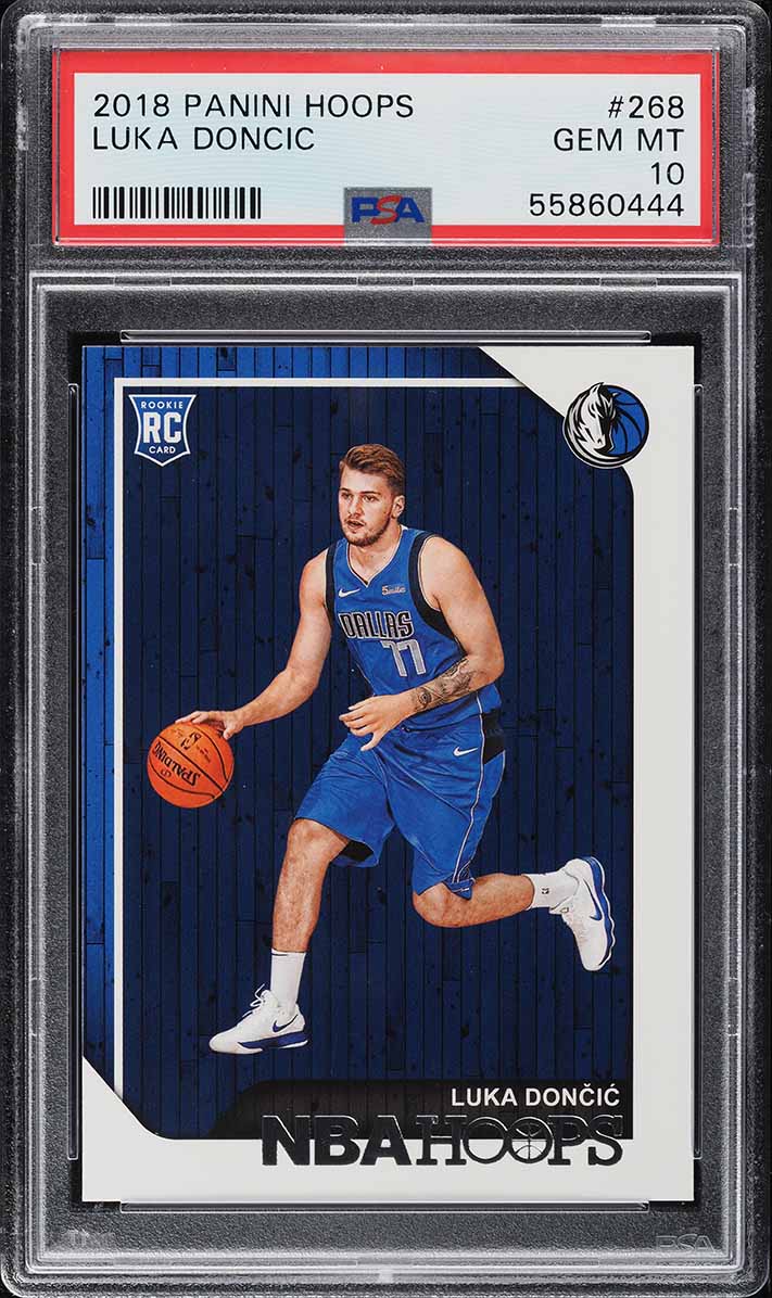 2018 Hoops Luka Doncic ROOKIE #268 PSA 10 GEM MINT on Fanatics Collect