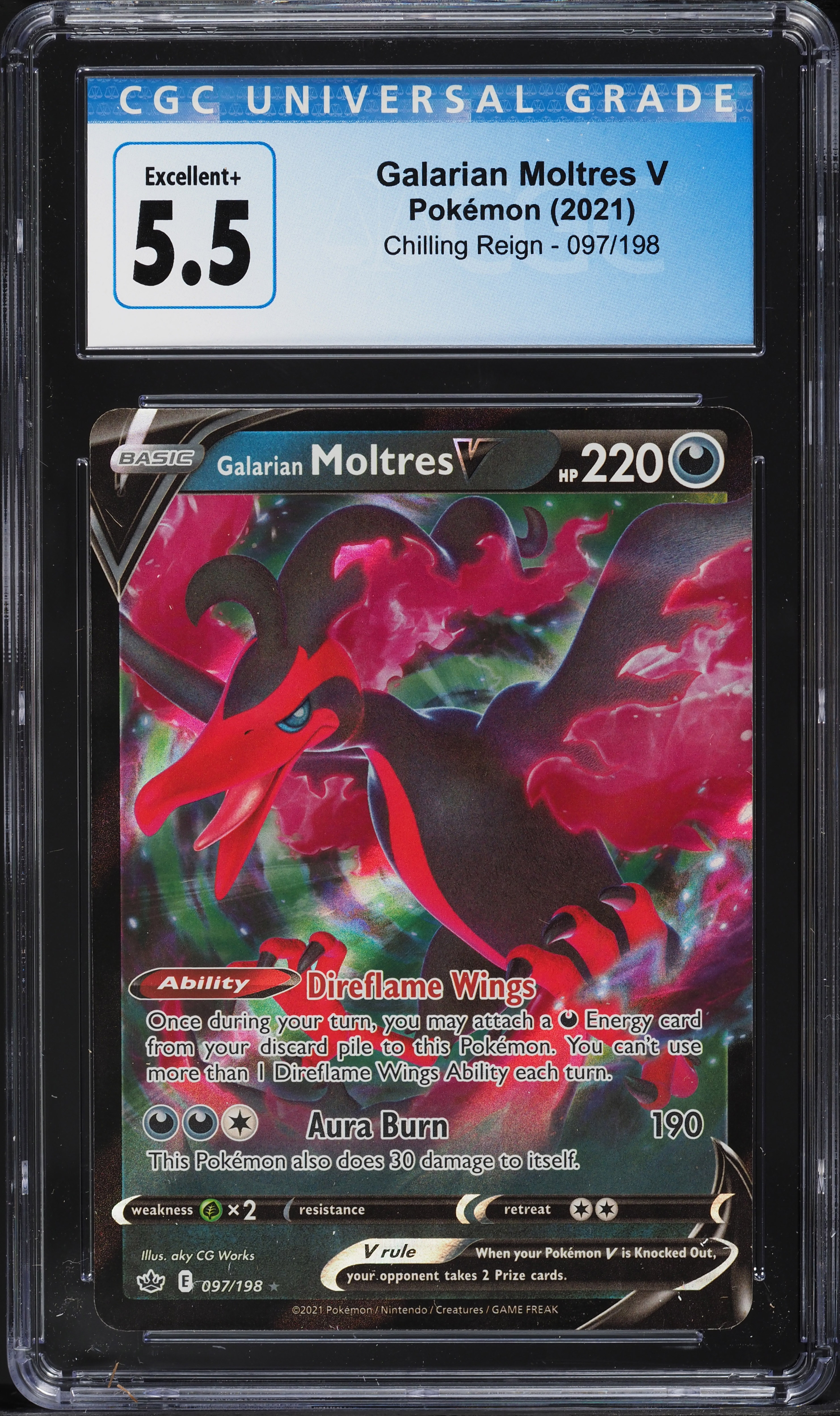 galarian moltres pokemon card Galarian Moltres V Brilliant Stars 183/172 PSA 9 – TBC Games