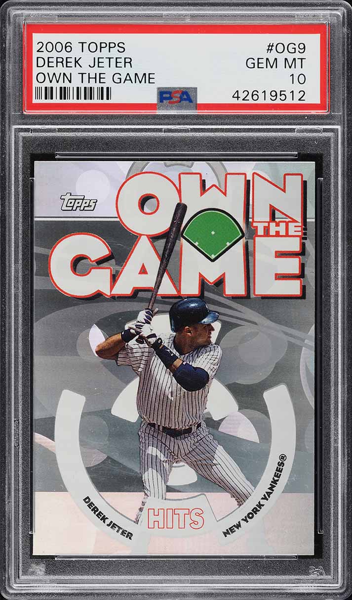 2006 Topps Own The Game Derek Jeter #OG9 PSA 10 GEM MINT