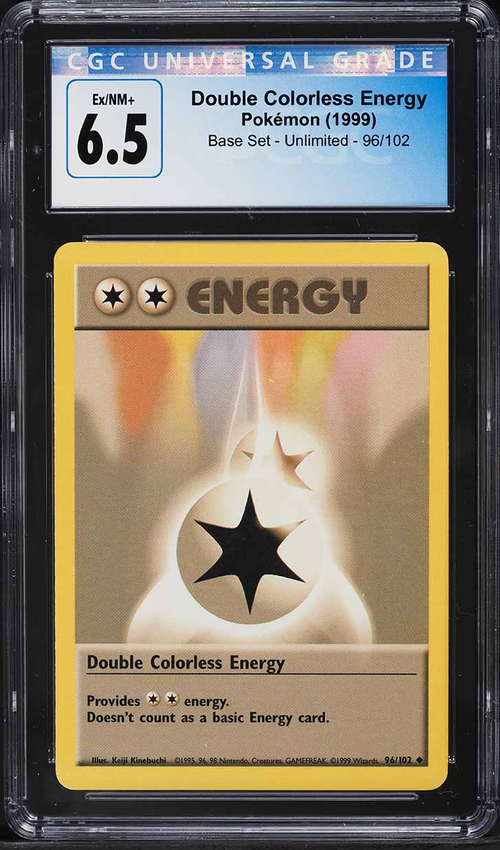 colorless energy pokemon card Base Set Uncommon Double #96 [Moderately Played] Uncommon Card Type Double Colorless Energy Price &