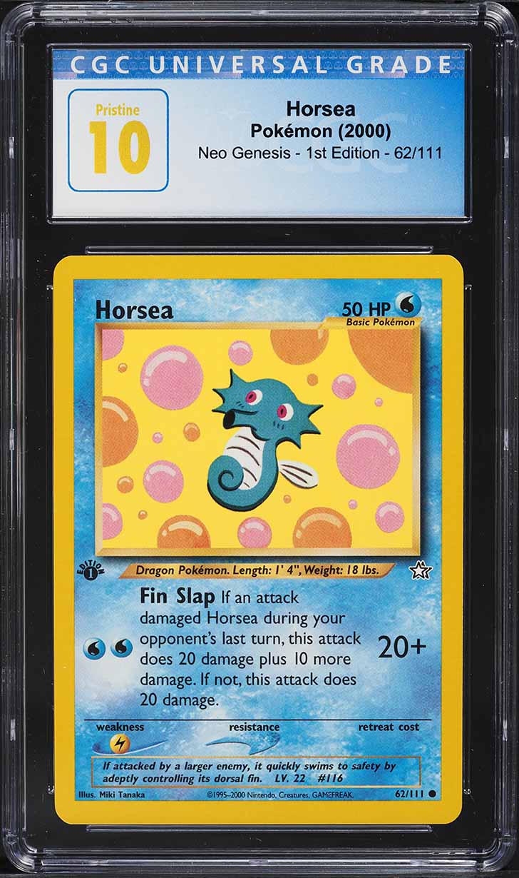 horsea pokemon card price 1995 value Horsea Pokemon Card 1995 The item may be similar but not exactly the same as the image (e.g Pokemon Trading Card Game EX