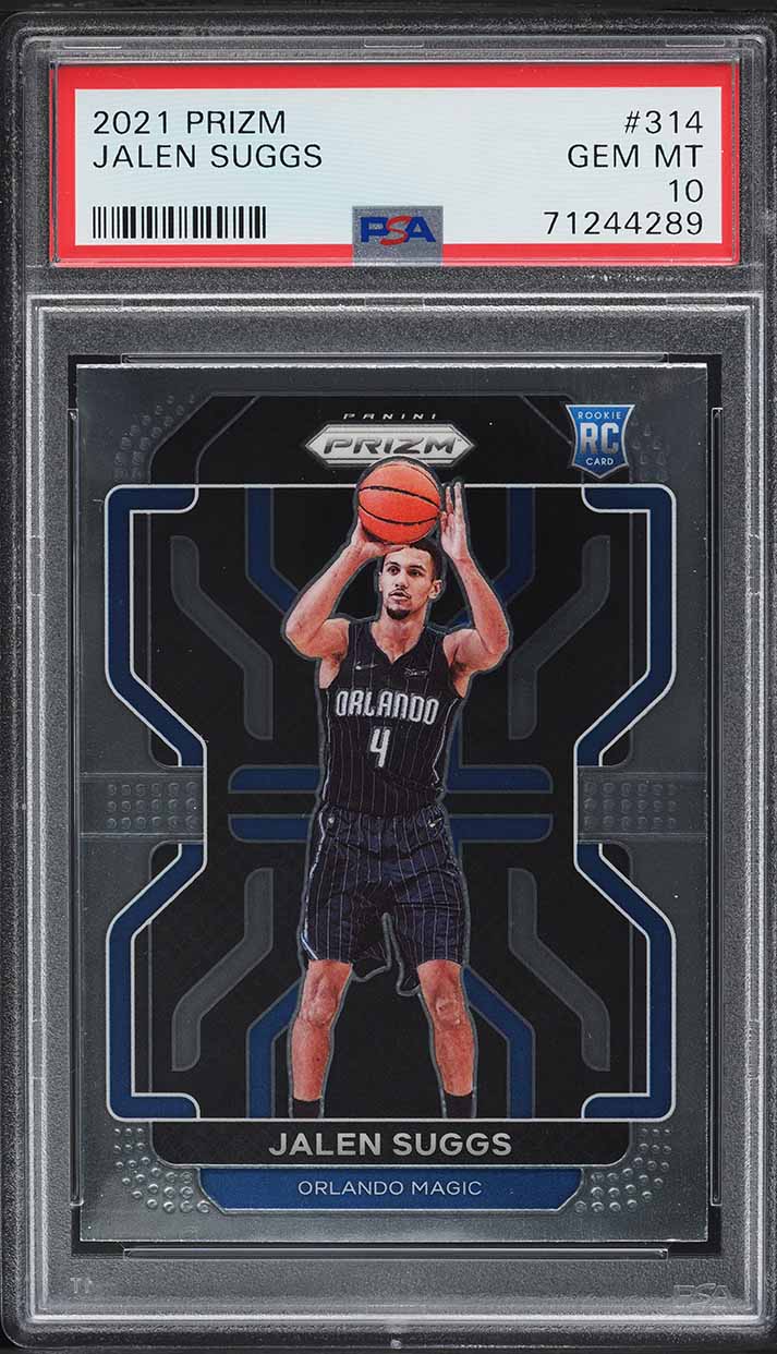 2021 Panini Prizm Jalen Suggs ROOKIE #314 PSA 10 GEM MINT