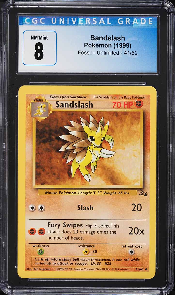 1999 sandshrew pokemon card value Uncommon Retreat cost Brock's Sandshrew 2000 Gym Heroes