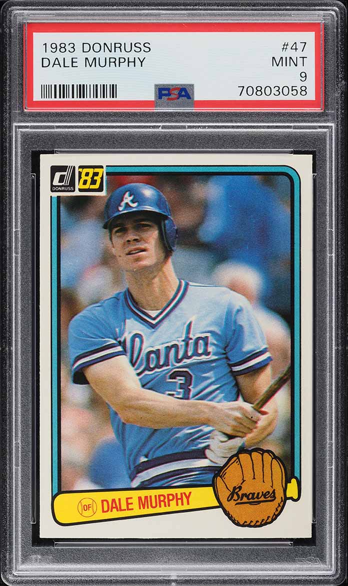 1983 Donruss Dale Murphy #47 PSA 9 MINT