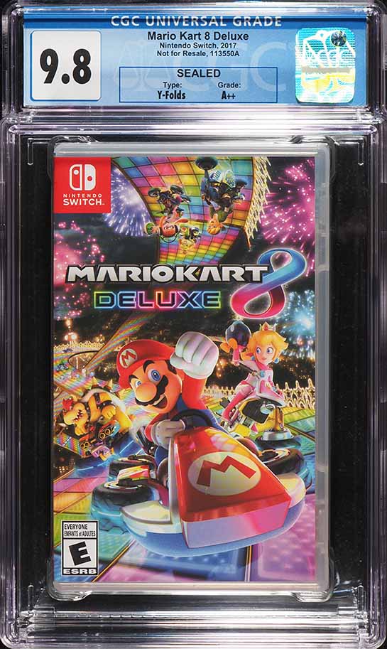 Mario Kart 8 Deluxe [NFR] (Nintendo Switch) CGC 9.8 A++ Sealed on