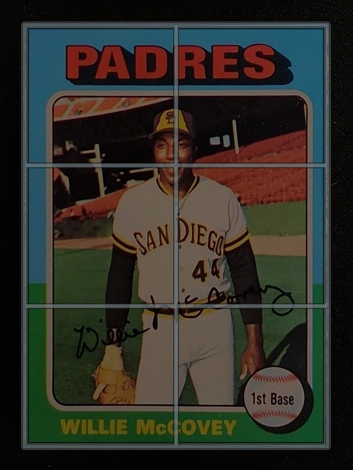 1975 Topps Willie McCovey #450 MBA AUTH