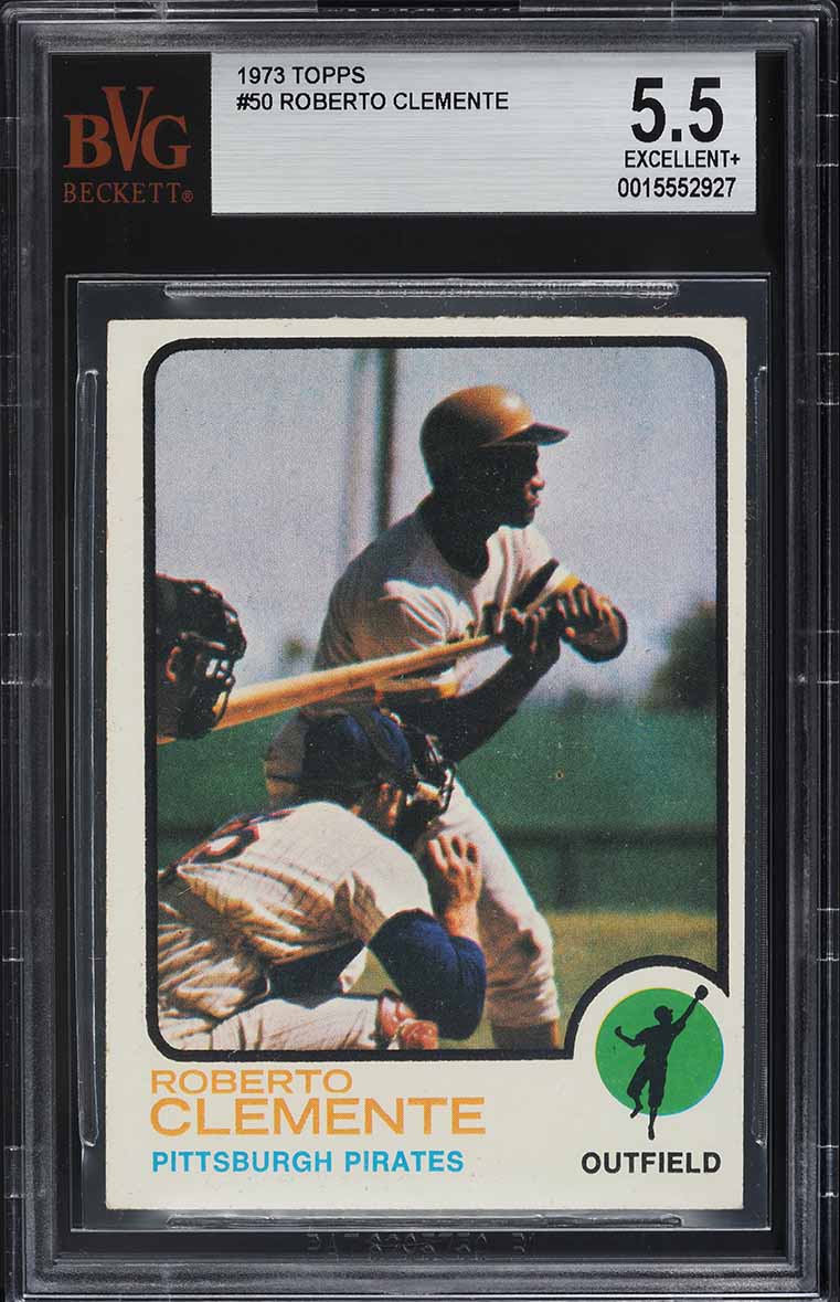 1973 Topps Roberto Clemente #50 BVG 5.5 EX+