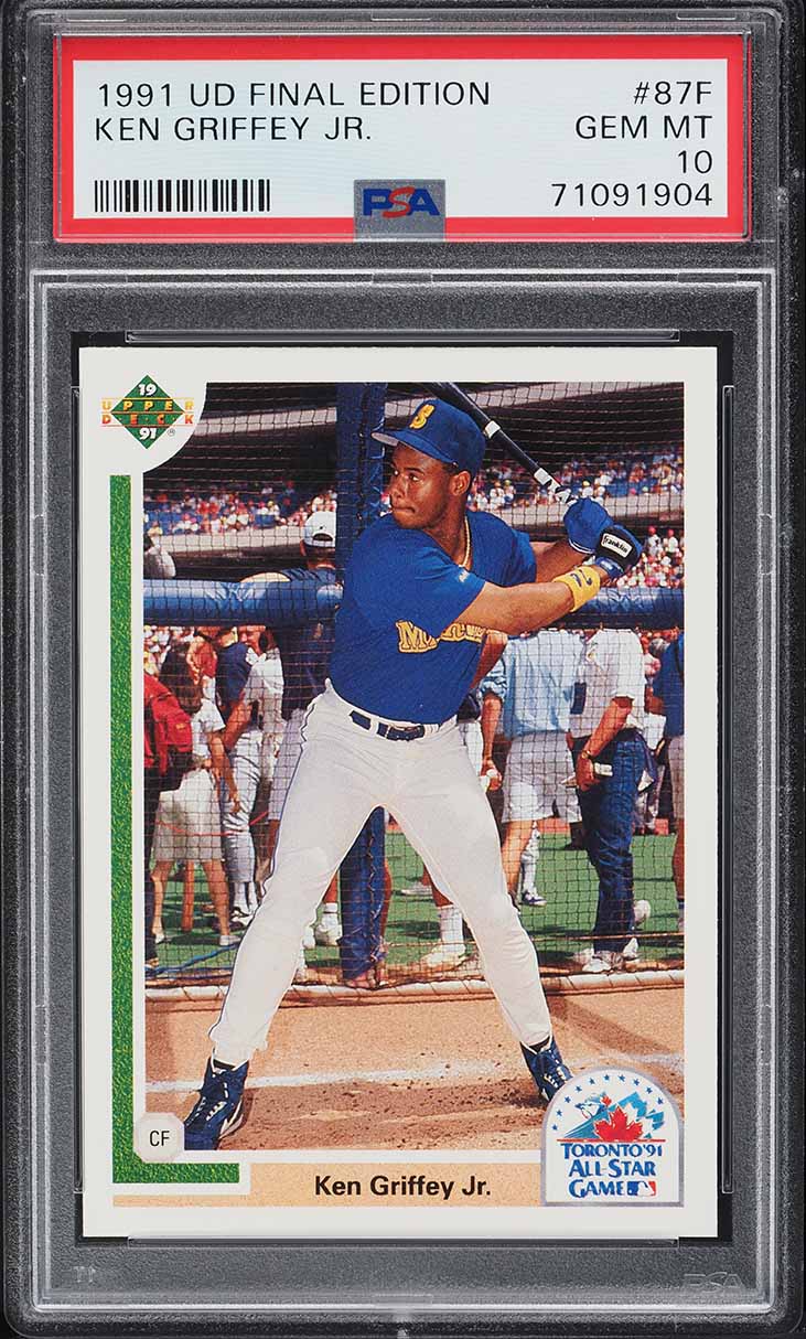 1991 Upper Deck Final Edition Ken Griffey Jr. #87F PSA 10 GEM MINT