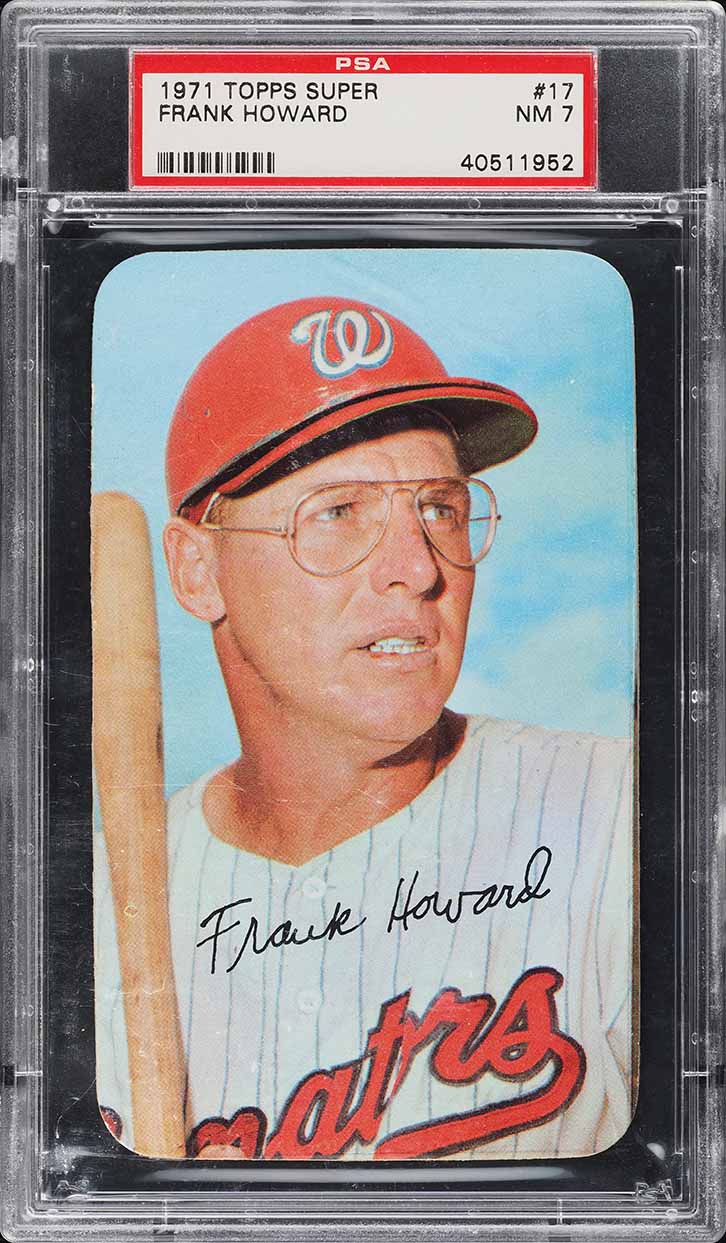 1971 Topps Super Frank Howard #17 PSA 7 NRMT - Main Image