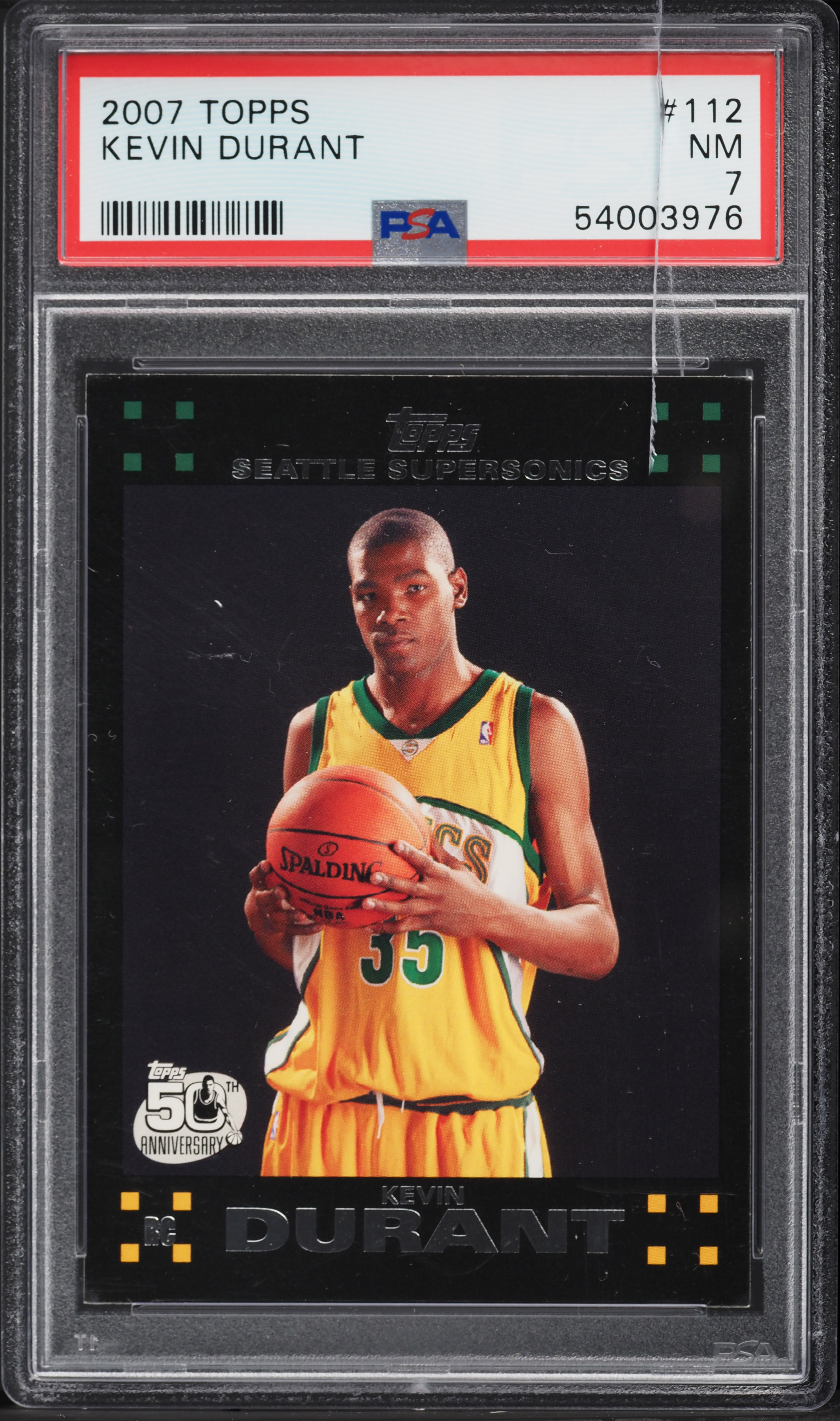 New, Sealed 2007-08 Topps Basketball Box - Kevin Durant Rookie 