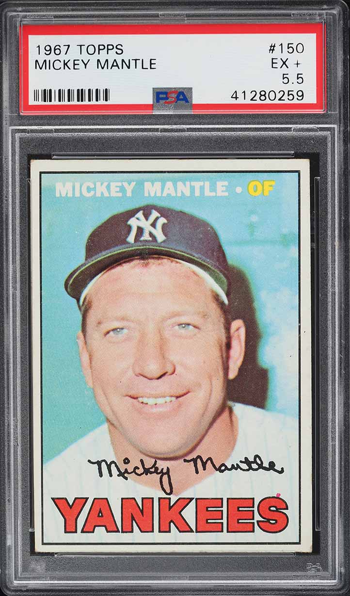 1967 Topps Mickey Mantle #150 PSA 5.5 EX+
