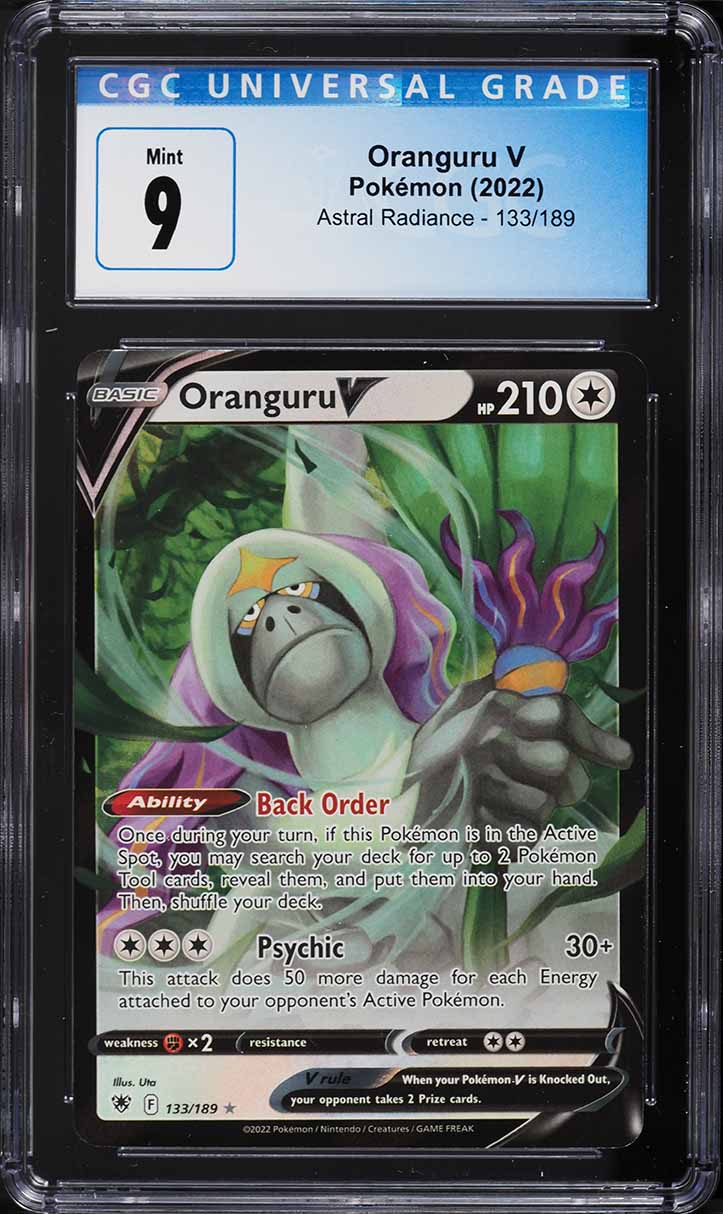 oranguru v pokemon card price Full Art - 179/189 - Astral Radiance Fx2 / None / 2 SWSH10 Oranguru V #58 Prices |