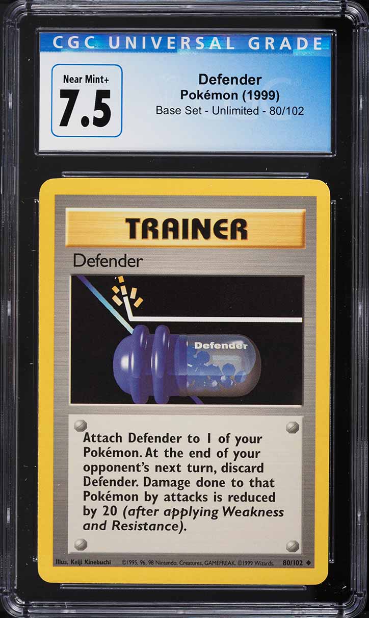 defender pokemon card Acrylic Trading Card Frames for 3 Cards - Display Frame Suitable for Wall  and Desktop main image 0