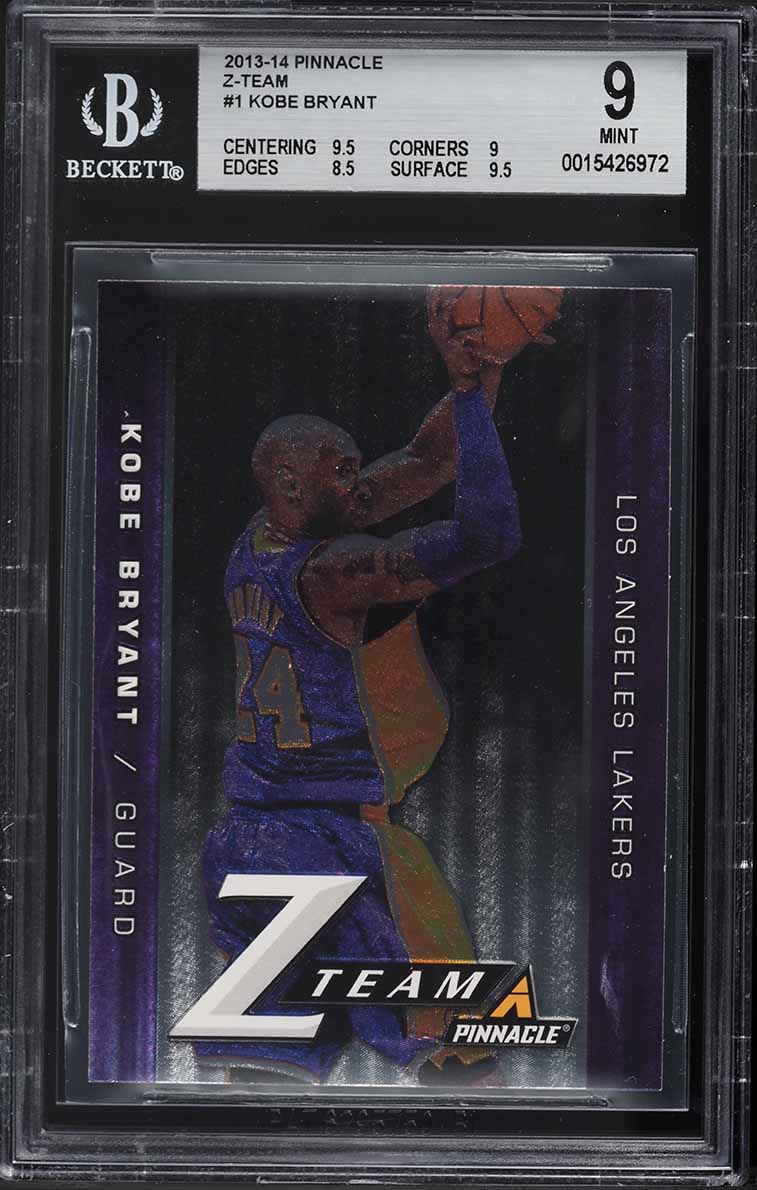 2013 Panini Pinnacle Z-Team Kobe Bryant #1 BGS 9 MINT