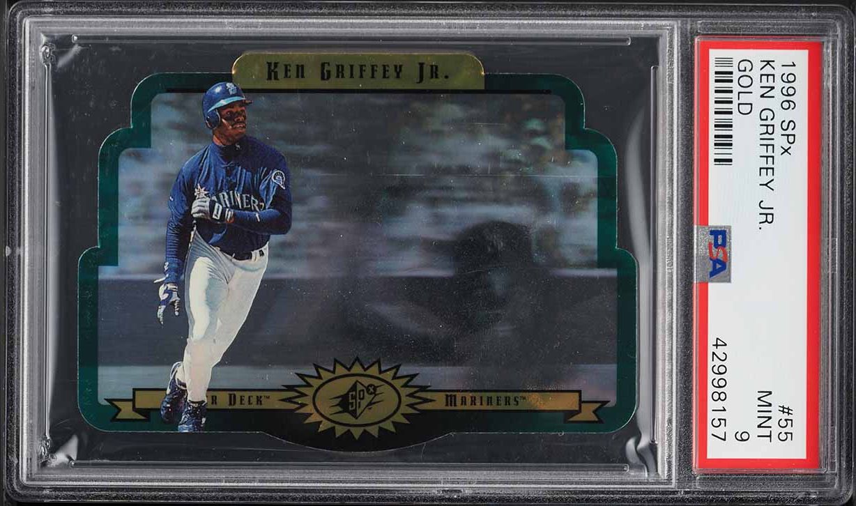 1996 SPx Gold Ken Griffey Jr. #55 PSA 9 MINT
