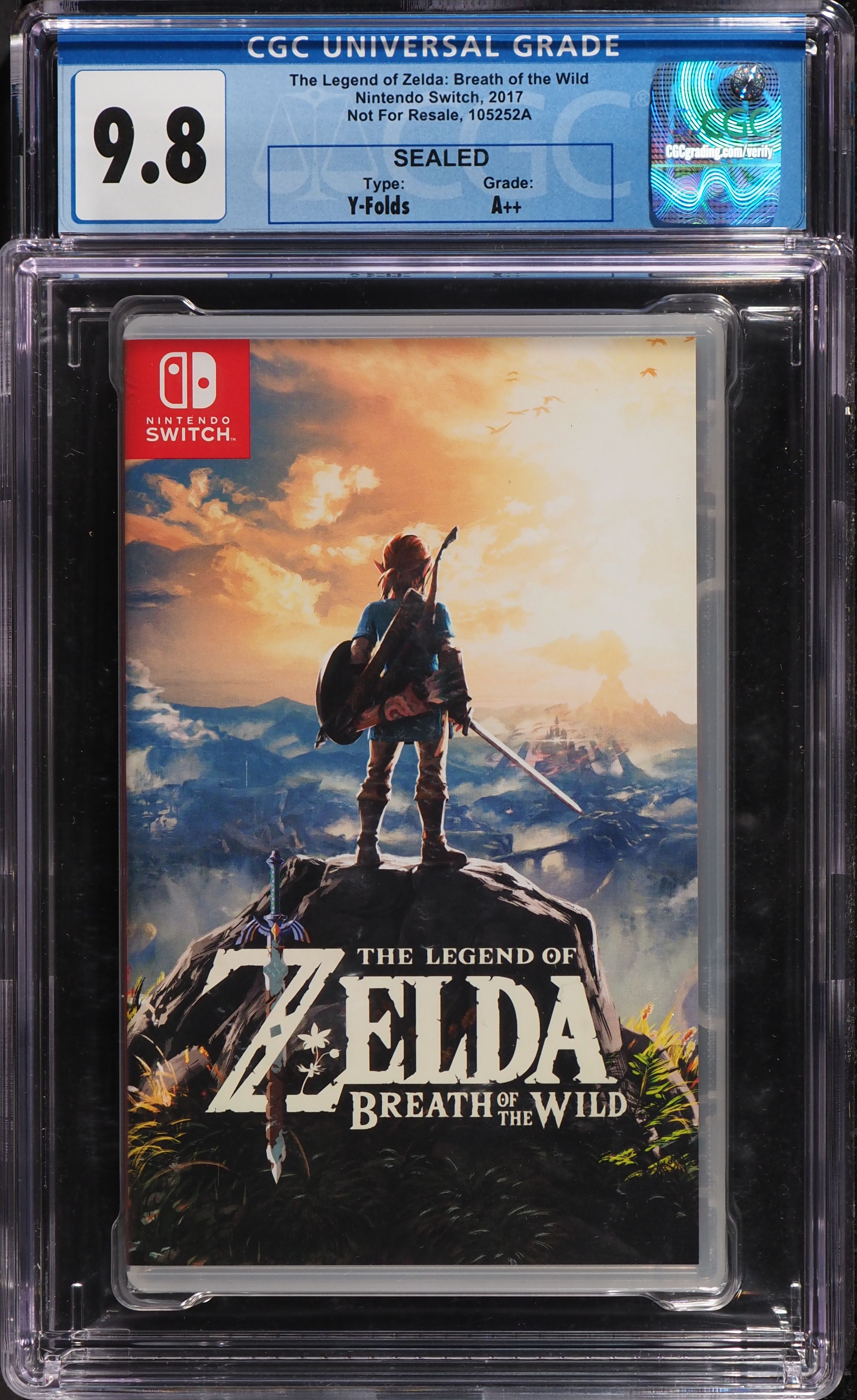 The Legend Of Zelda Breath Of The Wild [NFR](Nintendo Switch) CGC