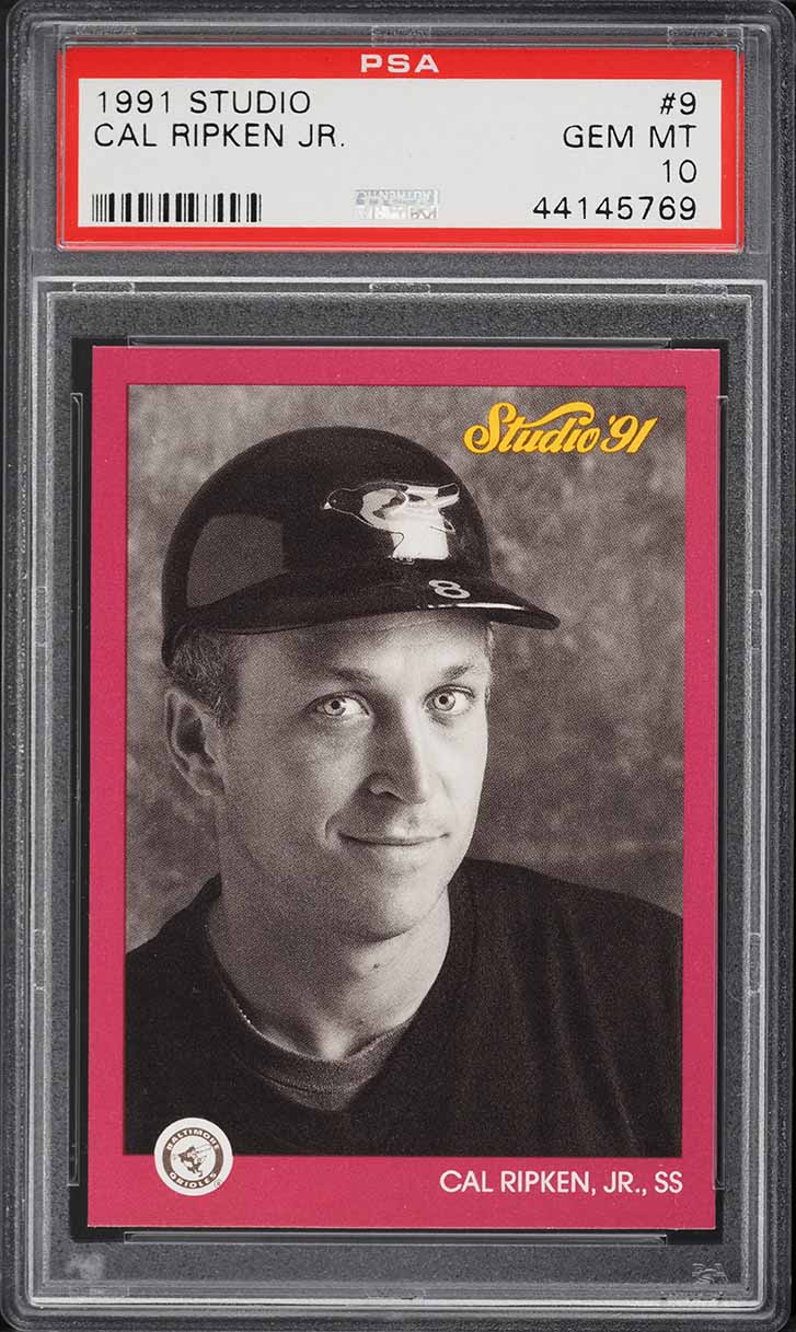 1991 Studio Cal Ripken Jr. #9 PSA 10 GEM MINT