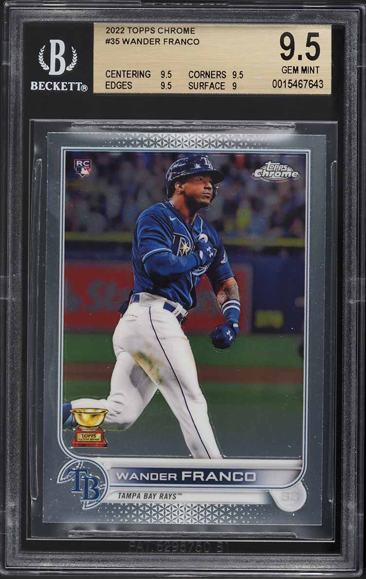 2022 Topps Chrome Wander Franco ROOKIE #35 BGS 9.5 GEM MINT
