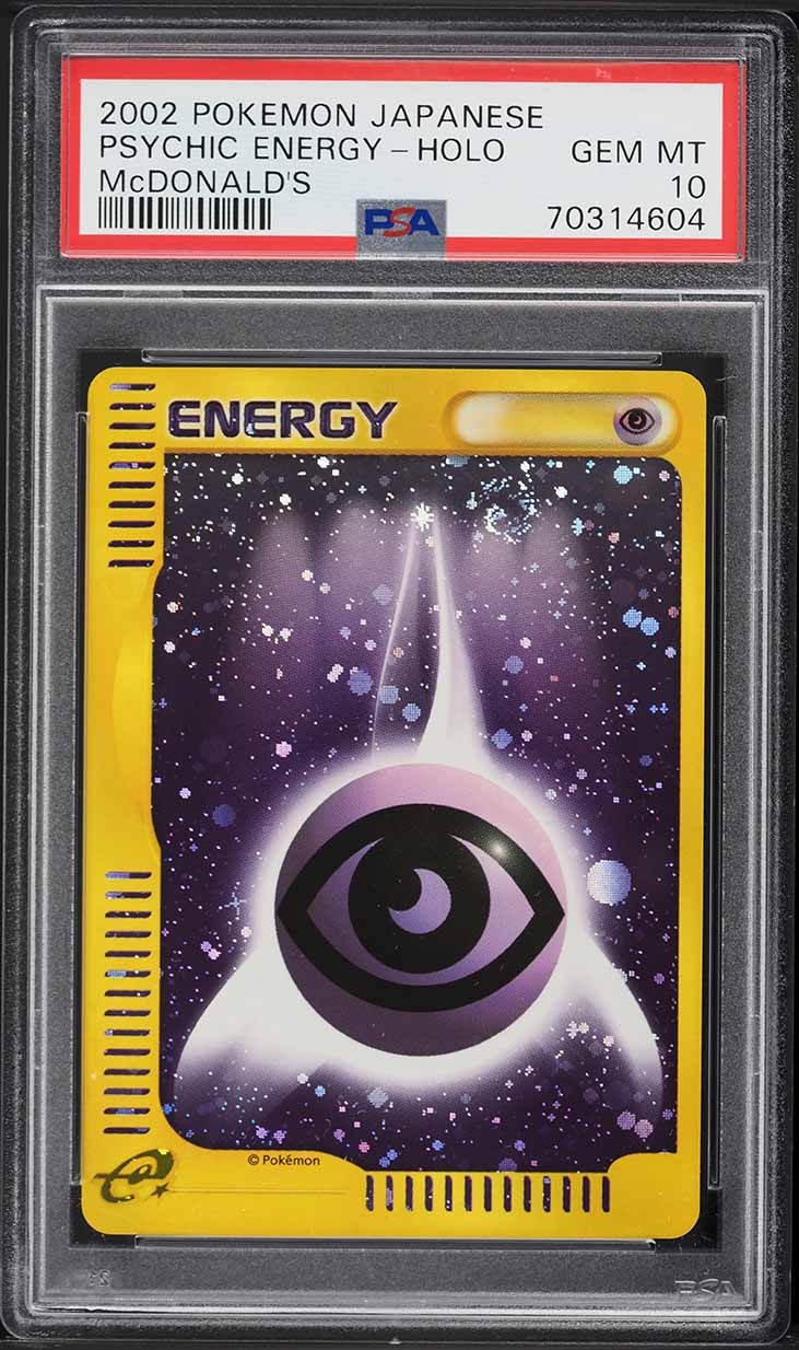 holographic psychic energy card Basic (210/165) Placeholder Image Provided 2002 Pokemon Japanese McDonald's Holo