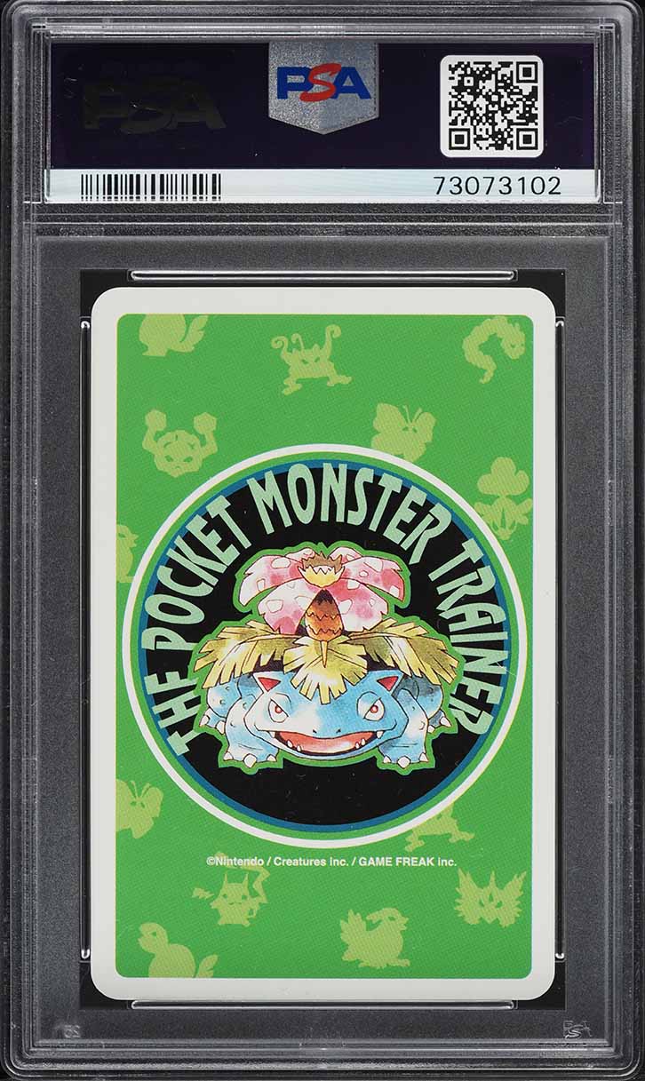 1996 Pokemon Japanese Green Poker Set Nintendo Playing Card