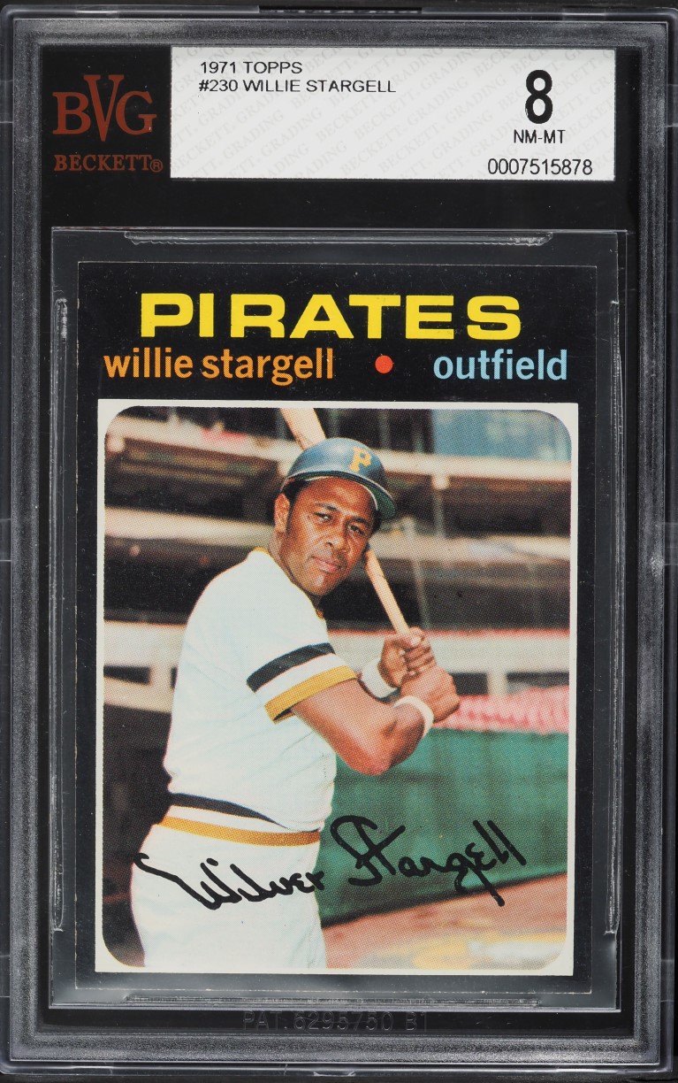 1971 Topps Willie Stargell #230 BVG 8 NM-MT
