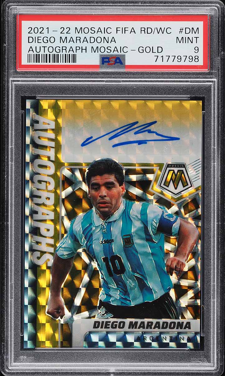2021 Futera Unique World Football Legacy Memo Diego Maradona PATCH