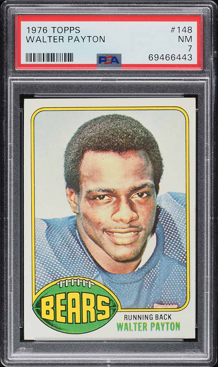 1976 Topps Football Walter Payton ROOKIE #148 PSA 7 NRMT