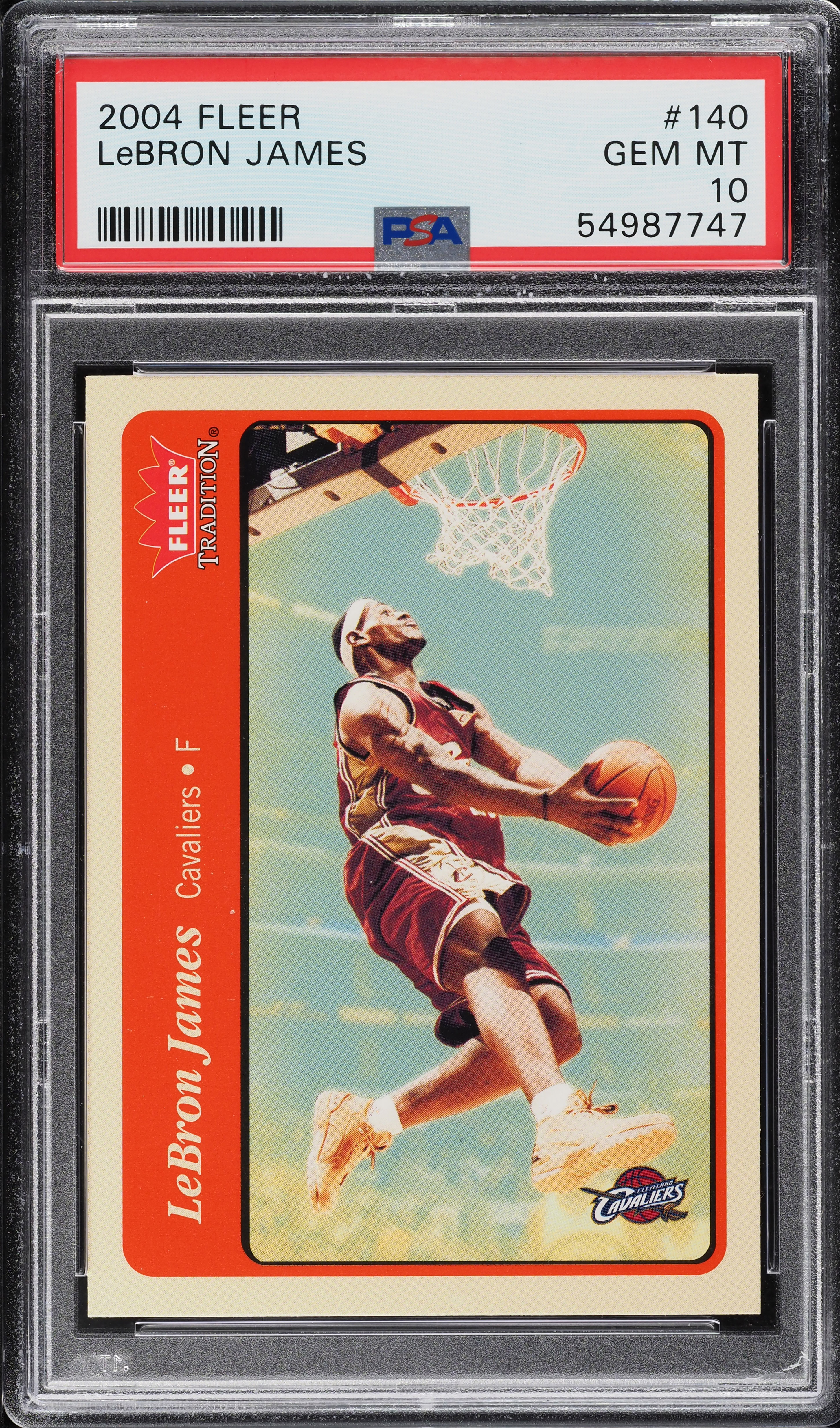 2004 fleer lebron james