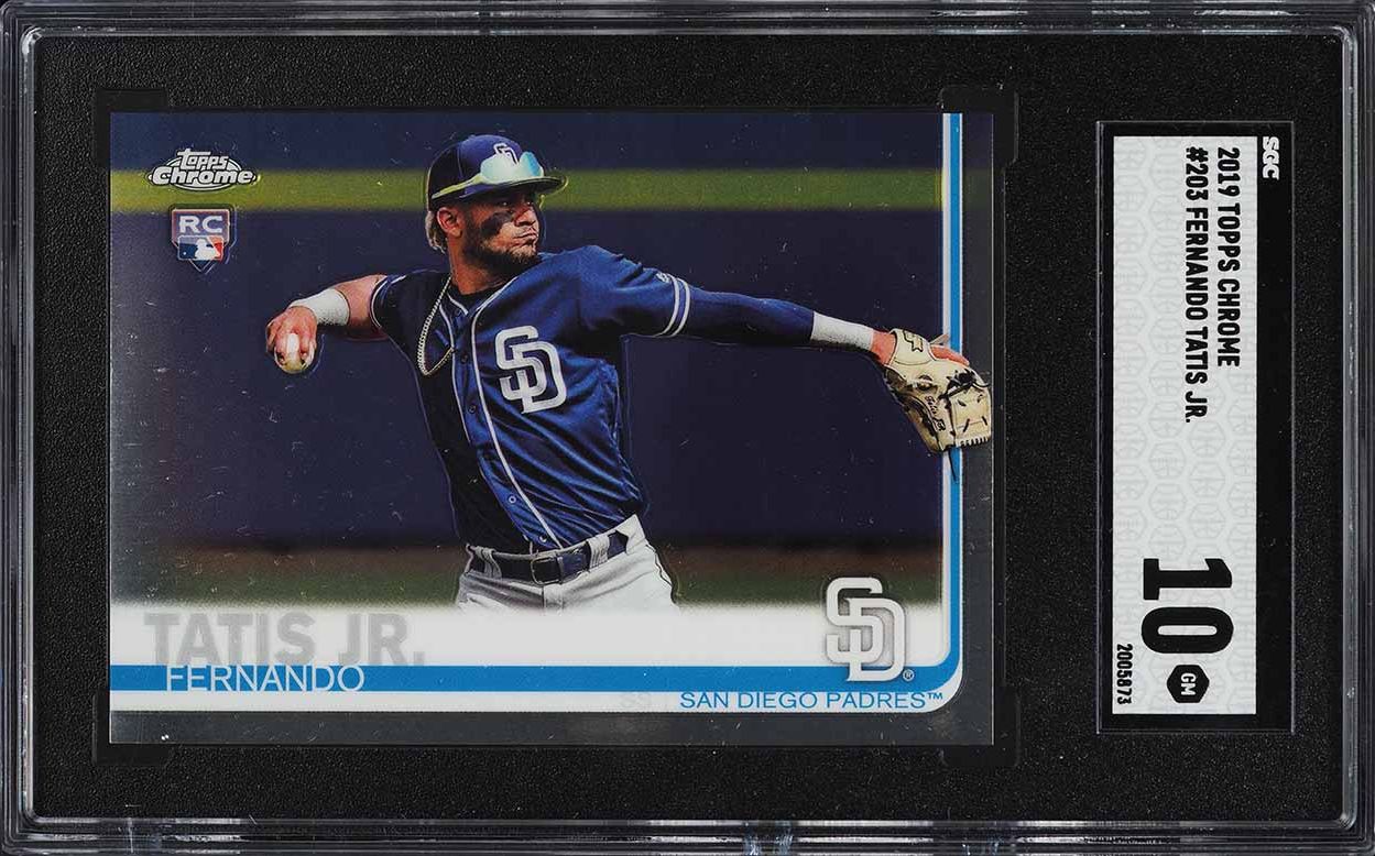Fernando Tatis Jr 2019 Topps Chrome XFractors RC BGS 9.5 GEM