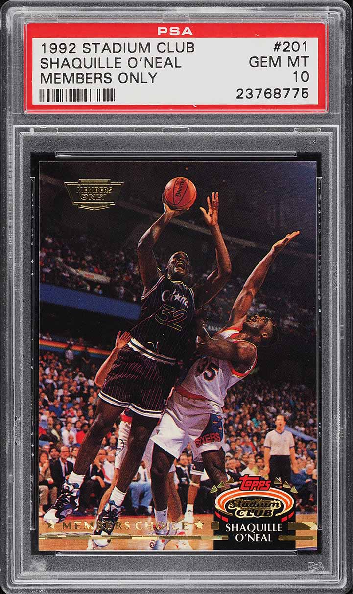 1992 Upper Deck Basketball Shaquille O'Neal ROOKIE #1 PSA 10 GEM
