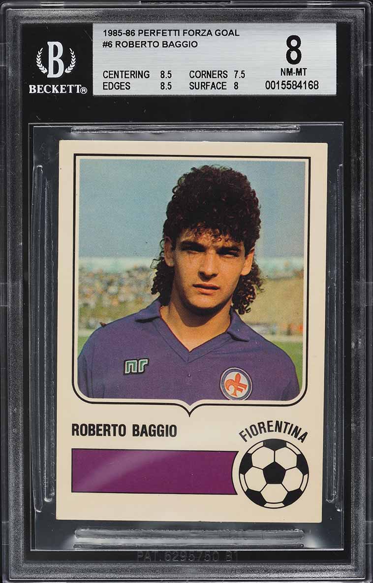 1999 Panini Soccer Roberto Baggio #39 PSA 10 GEM MINT on Fanatics