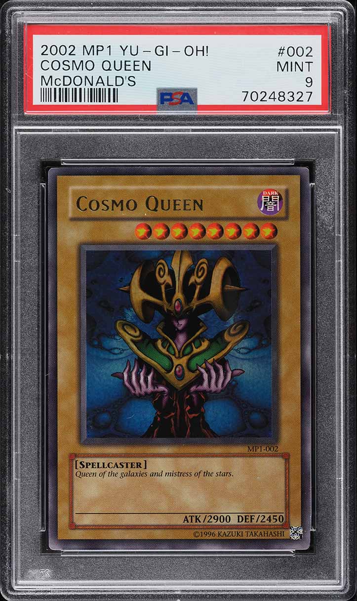 2002 Yu-Gi-Oh! McDonald's Cosmo Queen #MP1-002 PSA 9 MINT on