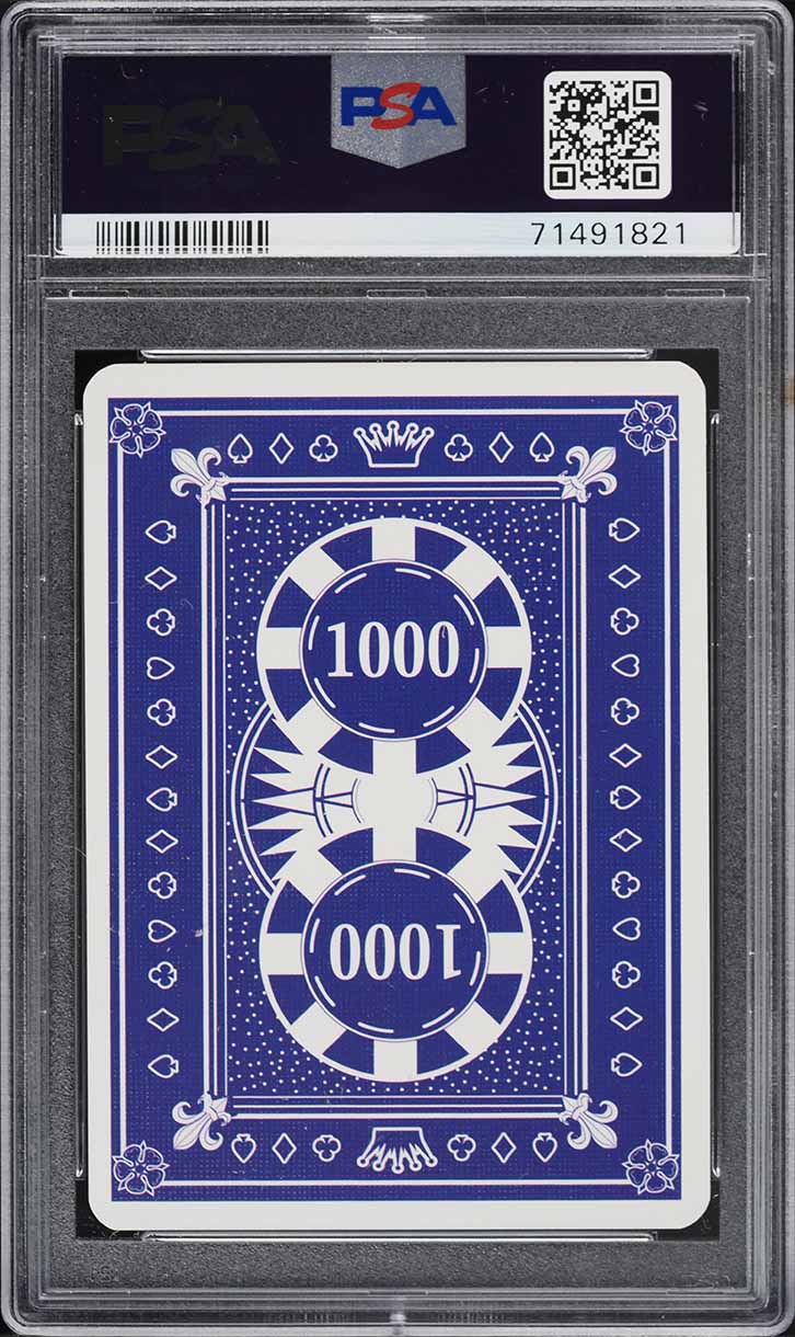 2007 Hero Deck Poker Heroes Johnny Chan 10 OF SPADES PSA 10 GEM MINT