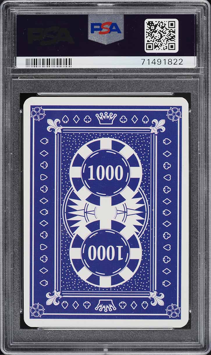 2007 Hero Deck Poker Heroes Stu Unger KING OF SPADES PSA 10 GEM MINT
