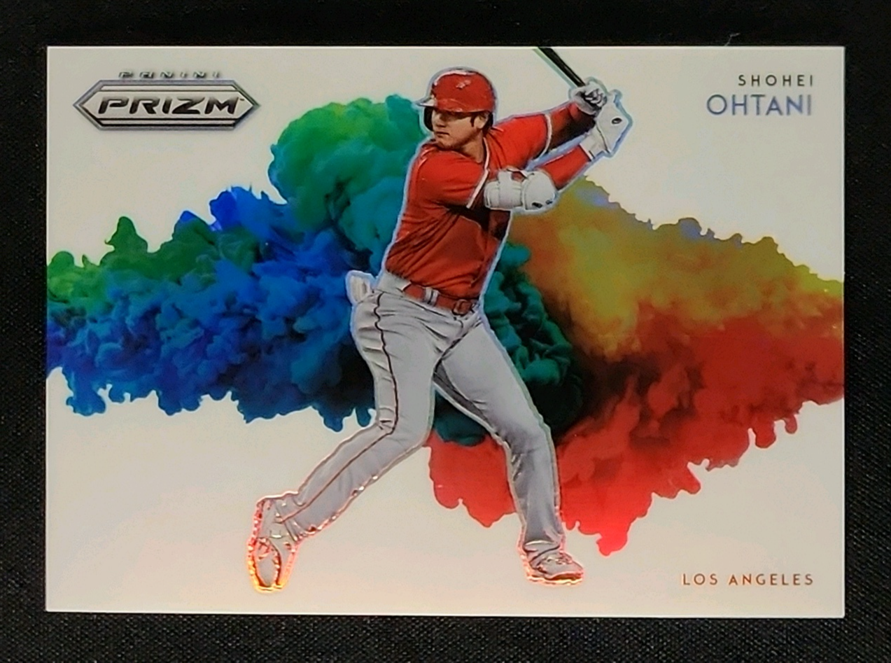 2022 Panini Prizm Color Blast Shohei Ohtani #CB-7 MBA AUTH on