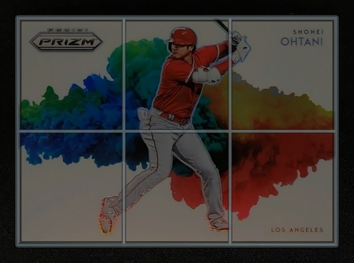 2022 Panini Prizm Color Blast Shohei Ohtani #CB-7 MBA AUTH
