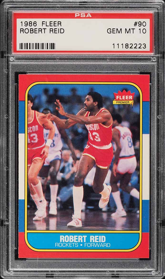 1986 Fleer Basketball Robert Reid #90 PSA 10 GEM MINT