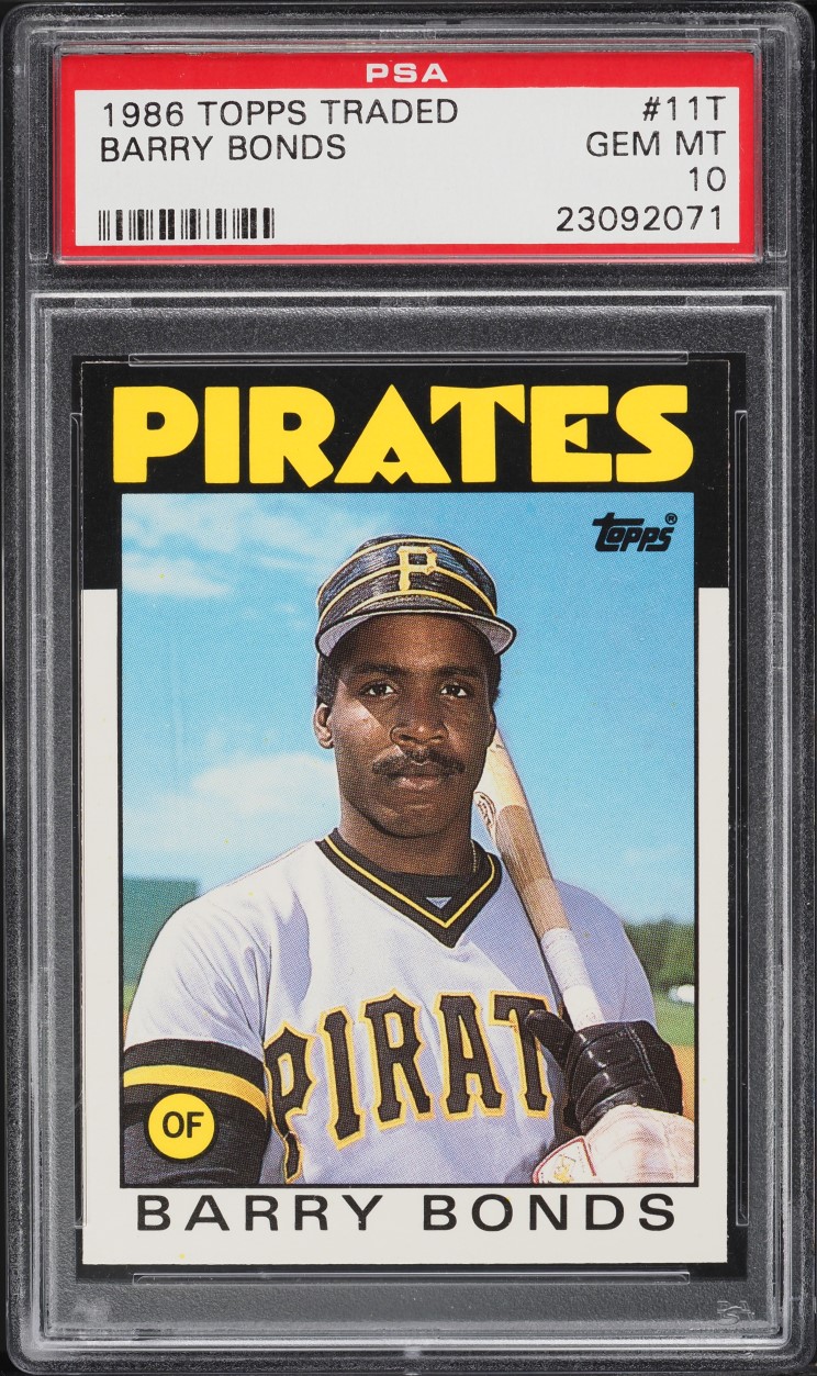 1986 Topps Traded Barry Bonds ROOKIE #11T PSA 10 GEM MINT