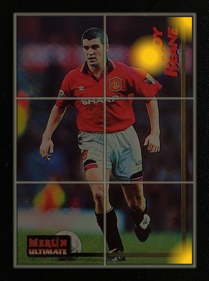 1995 Merlin Ultimate English Premier League Roy Keane #130 MBA AUTH