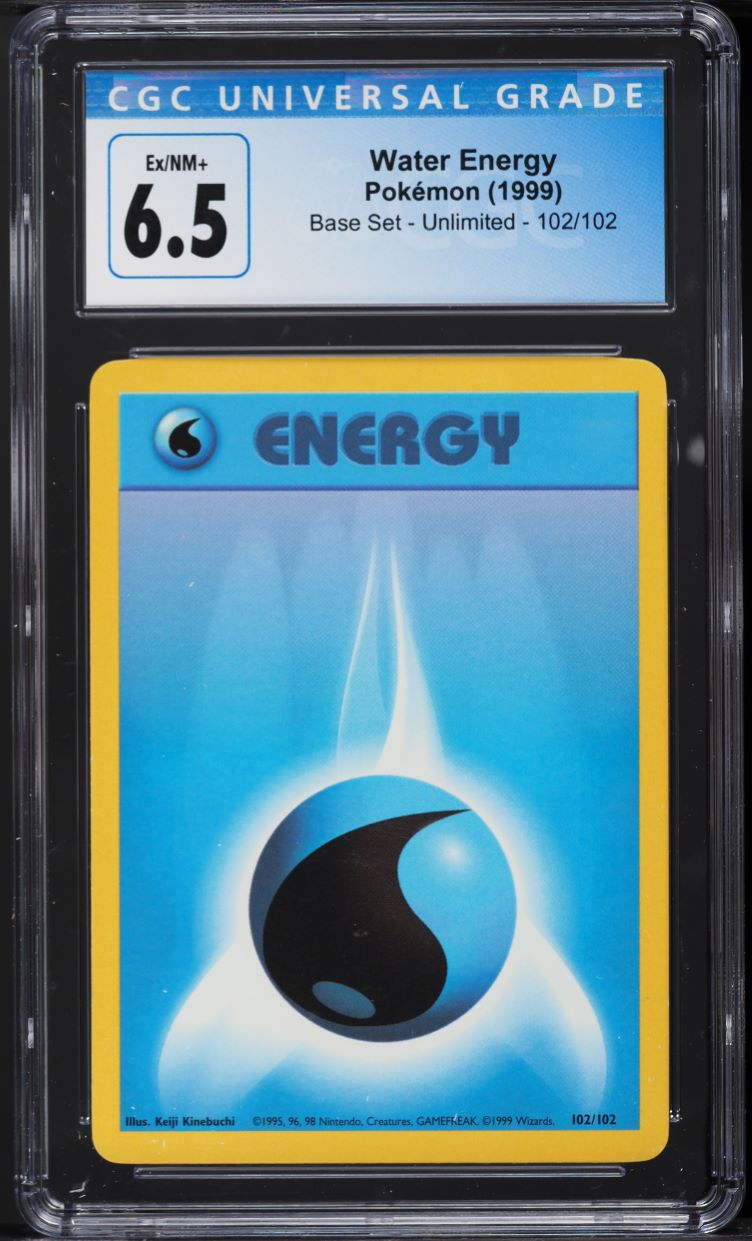 1999-2000 Pokemon Base Set Water Energy #102 CGC 10 PRISTINE on Fanatics  Collect