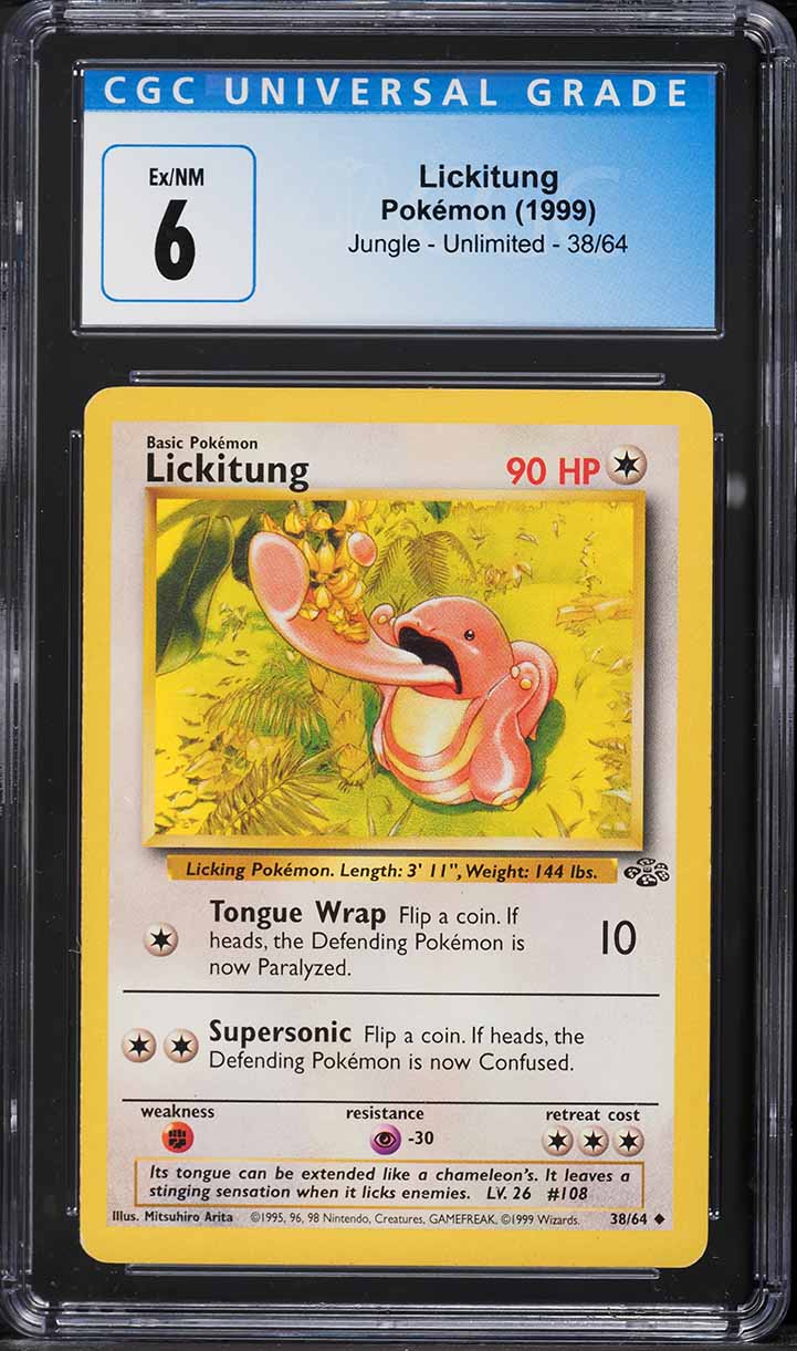 2007 Pokemon Japanese Diamond & Pearl Shining Darkness 1st Edition Lickitung CGC 10 GEM MINT on Fanatics Collect 2007 Pokemon Japanese Diamond & Pearl Shining Darkness 1st Edition Lickitung CGC 10 GEM MINT on Fanatics Collect