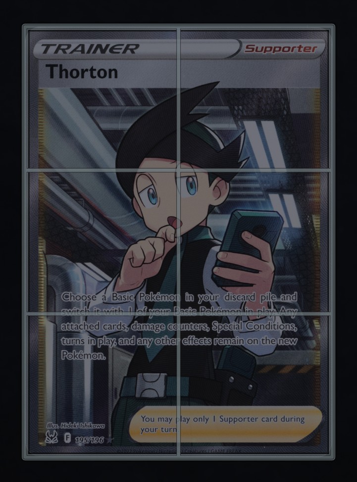 thorton pokemon card CGC 10 GEM MINT Japanese 2022 115/100 Lost Abyss S11 PKMhobby taken of our stock. Thorton (LOR 167) Lost Origin