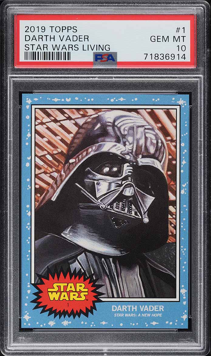 2019 Topps Star Wars Living Darth Vader #1 PSA 10 GEM MINT