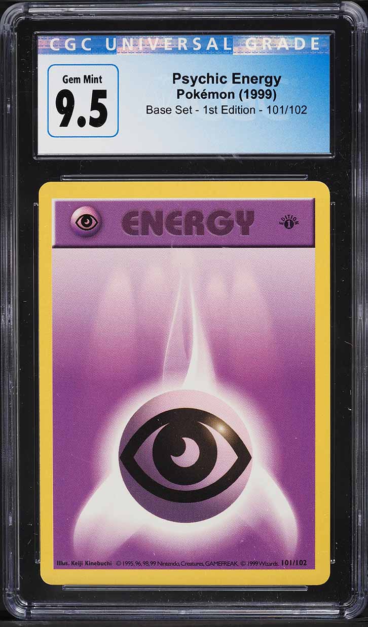 1st edition pokemon energy cards Double Colorless Energy Base Set Pokemon Card