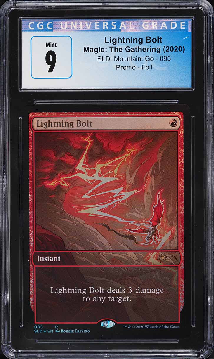 lightning bolt mtg card Lightning Bolt (Holographic) main image 1