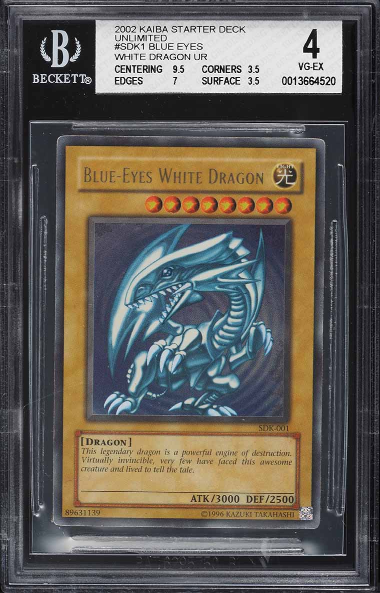 2002 Yu-Gi-Oh! Legend of Blue-Eyes 1st Edition Blue-Eyes White