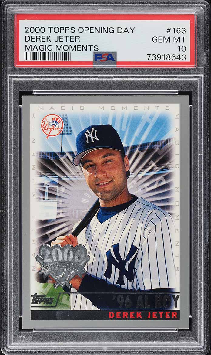 2000 Topps Opening Day Magic Moments Derek Jeter #163 PSA 10 GEM MINT